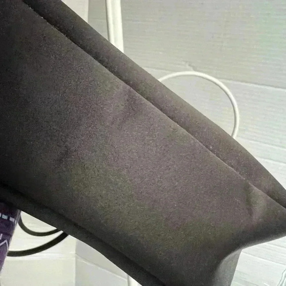 Esprit Black Satin Fabric Shoulder Bag - Picture 8 of 10